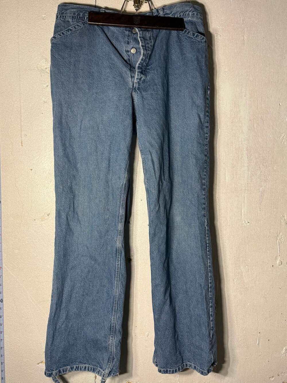 Vintage Polo Jeans Co. Ralph Lauren Lace-Up Back Denim Pants woman’s 38x32